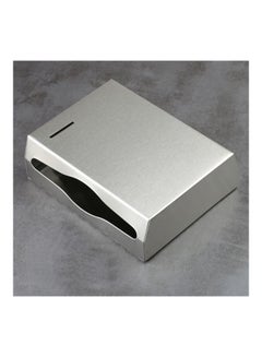 Generic Wall Mounted Paper Towel Dispenser Silver 27.30x8.70x21.50cm  - Image 2