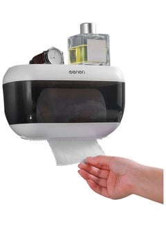 Paper Towel Dispenser White/Black 23.00x12.50x15.50cm