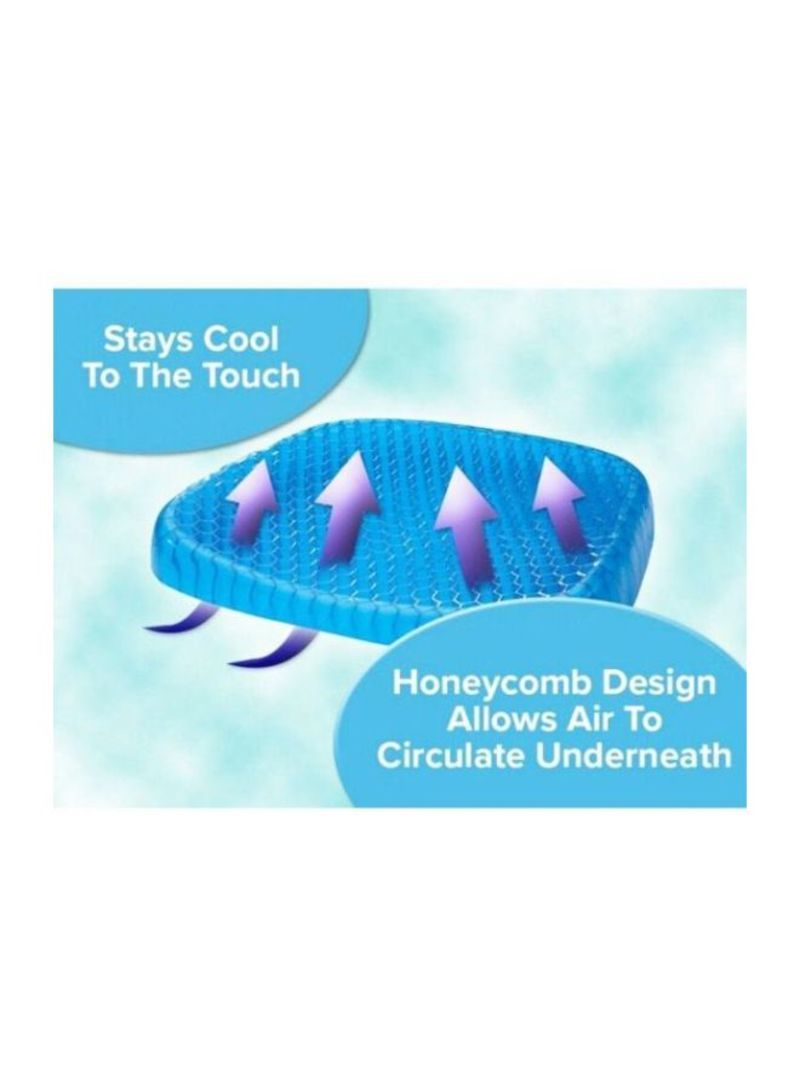 Gel Flex Seat Cushion Polyester Blue  - Image 2