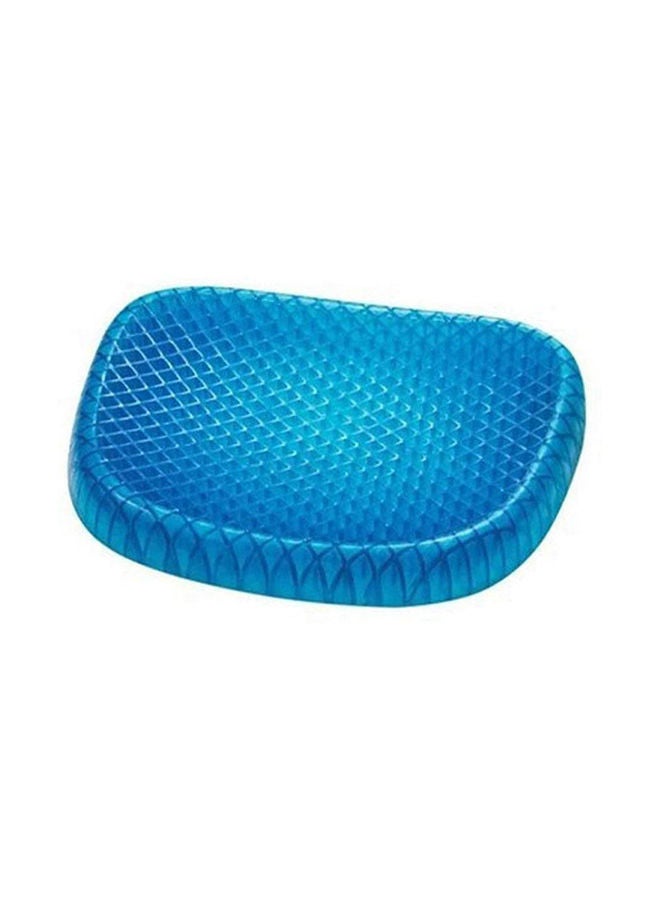 Generic - 3D Cooling Grid Mesh Gel Pad Gel Seat Cushion Egg Sitter Cushion Polyester Multicolour 34x42x4cm - Image 1