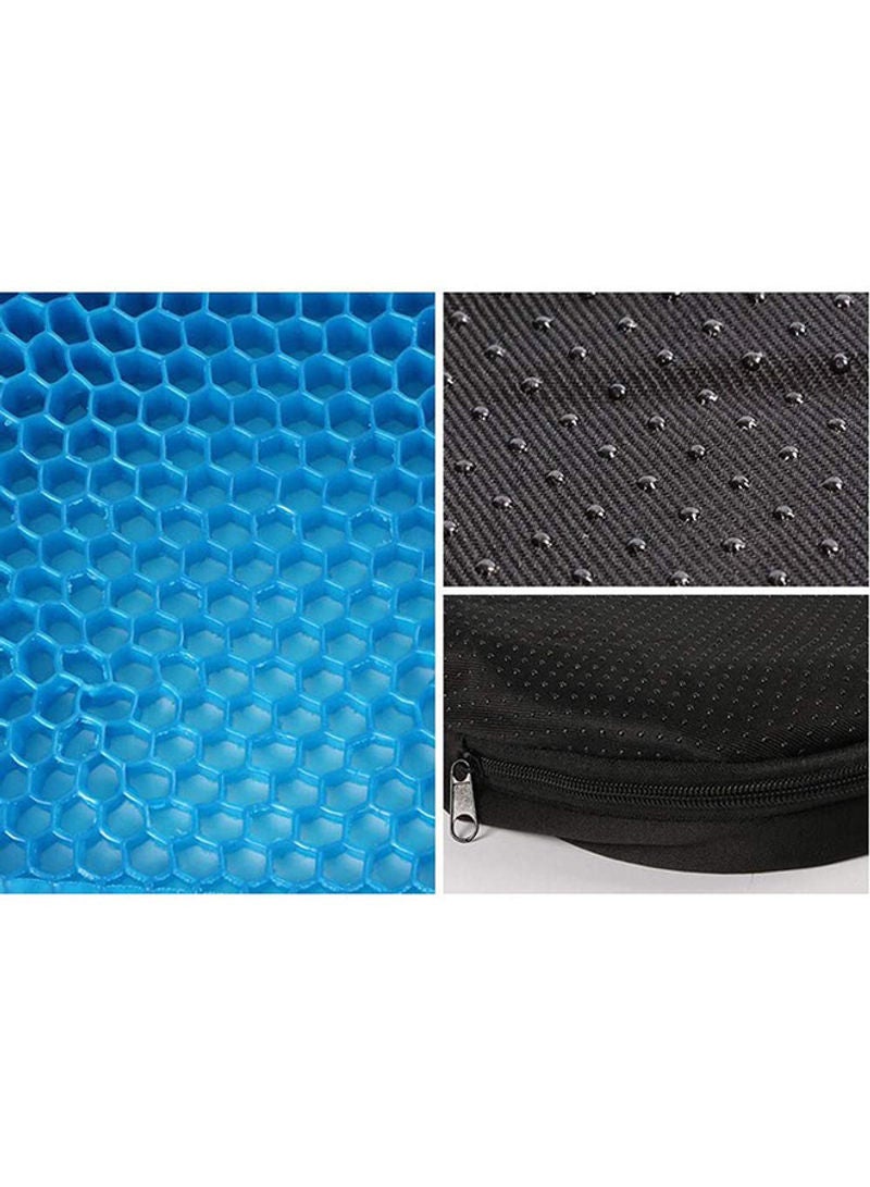Generic - 3D Cooling Grid Mesh Gel Pad Gel Seat Cushion Egg Sitter Cushion Polyester Multicolour 34x42x4cm - Image 1