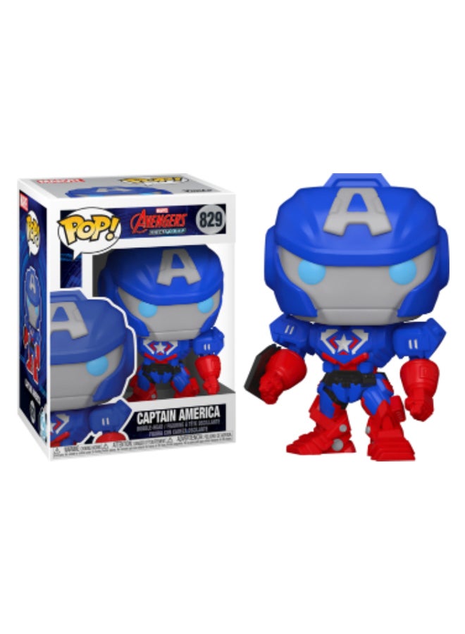 فانكو مجسم شخصية الأكشن كابتن أمريكا من Avengers Mech Strike 3.75بوصة - Image 3