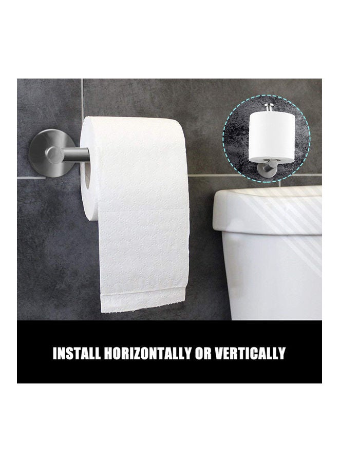 Generic - Stainless Steel Toilet Paper Holder Silver 19.00x6.50x10.00cm - Image 1