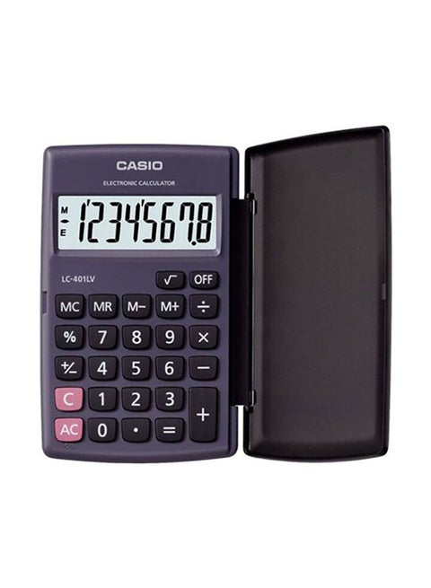 LC-401LV-BK-W-DP Portable Type Calculator Black