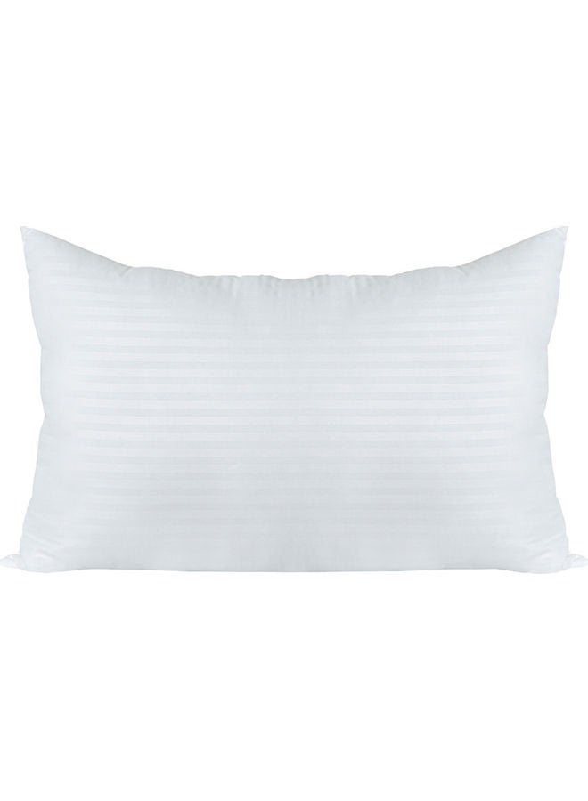 دانوب هوم وسادة ميكروفايبر مخططة مريحة مضادة للحساسية للجانب والظهر لدعم الرقبة والكتف - Image 2