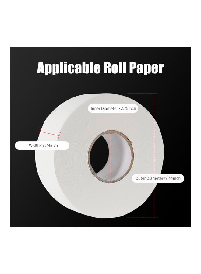 Paper Towel Dispenser Black 28.00x13.00x27.00cm - Image 2