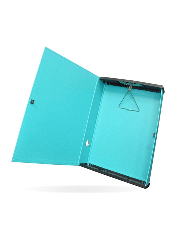 إف اي أس  مجلد للملفات بتصميم صندوق صلب مع جوانب بلاستيكية أسود/أزرق - Image 2