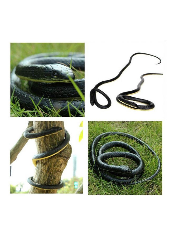 Generic Halloween Realistic Soft Rubber Toy Snake Safari Garden Props Joke Prank Gift  - Image 2