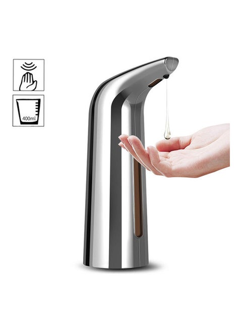 Infrared Hand-free Touchless Soap Dispenser Silver 22.30 x 9.50 x 9.50cm