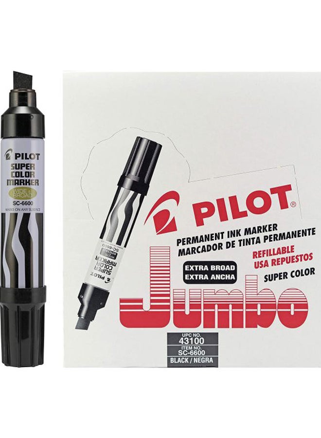 PILOT Super Colour Marker Black/White  - Image 3