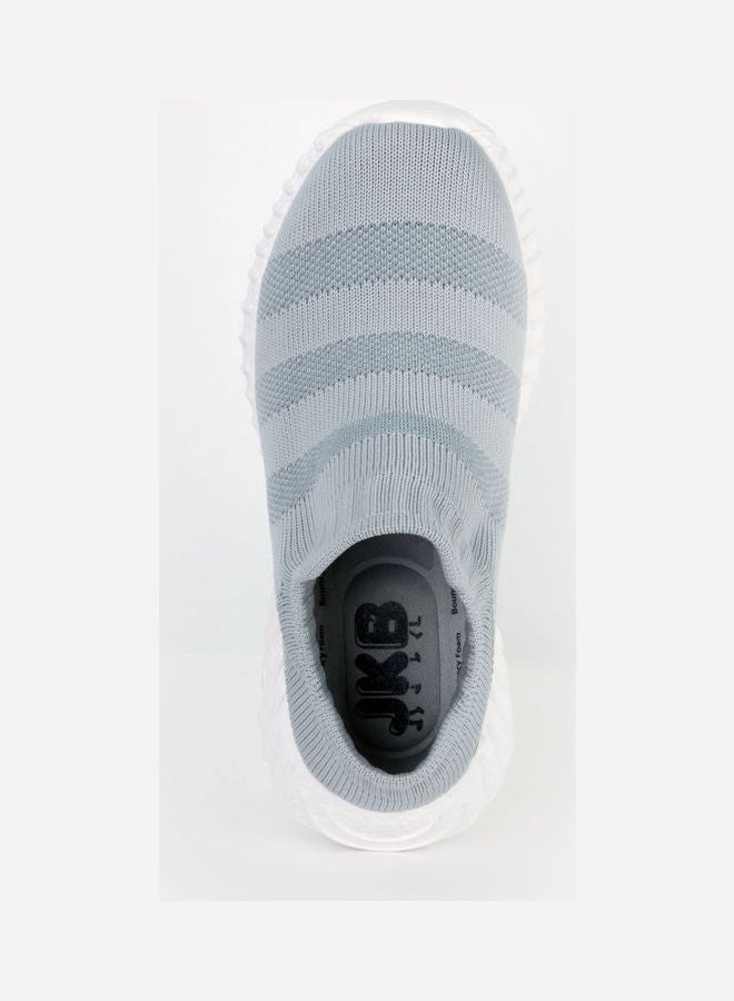 JUST KIDS BRANDS - Savannah Slip On Low Top Sneaker Grey - Image 1