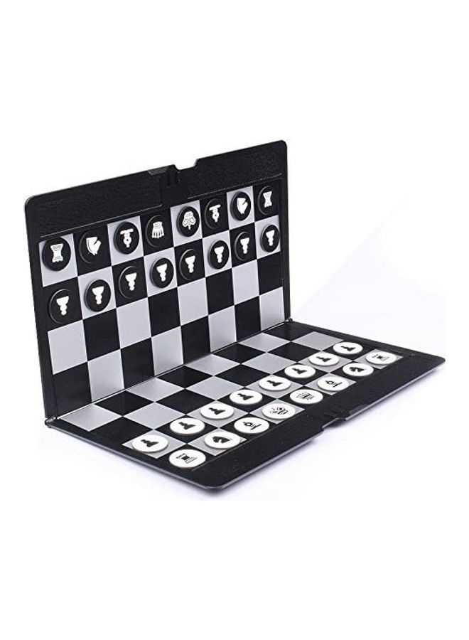 Mini Magnetic Portable Wallet Pocket Chess Board Games  - Image 1