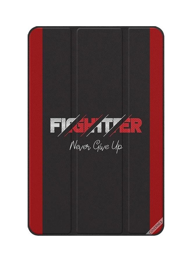 Covernex Protective Flip Case Cover For Samsung Galaxy Tab S6 Lite - Fighter Never Give Up Multicolour  - Image 1