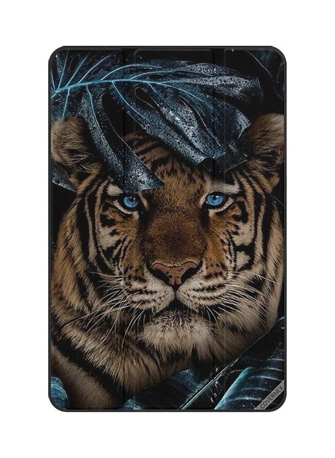 Covernex Protective Case Cover for Samsung Galaxy Tab S6 Lite Tiger Sit In Leaves  - Image 1