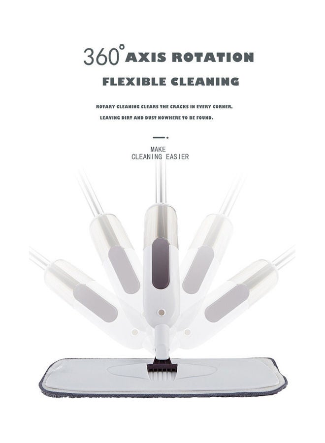 Stainless Steel Tube Magic Microfiber Water Spray Mop Multicolour 12x40x123cm - Image 4