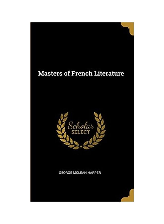 Masters Of French Literature hardcover english 