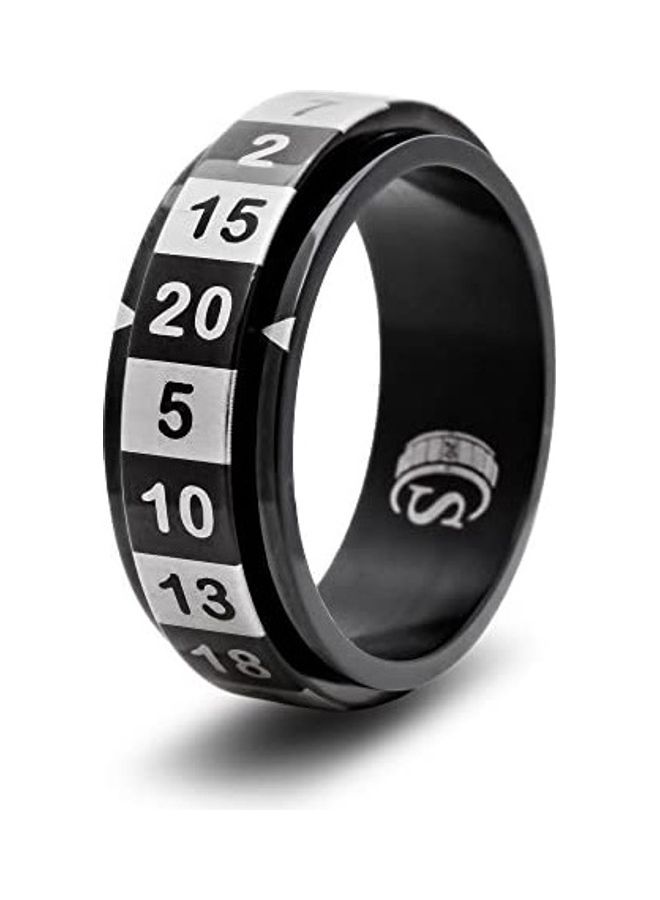 Dice Ring With 20-Sided Die Spinner  - Image 1