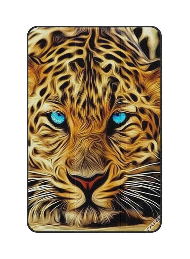 Covernex Protective Flip Case Cover For Samsung Galaxy Tab S6 Lite - Paint Tiger Multicolour  - Image 1