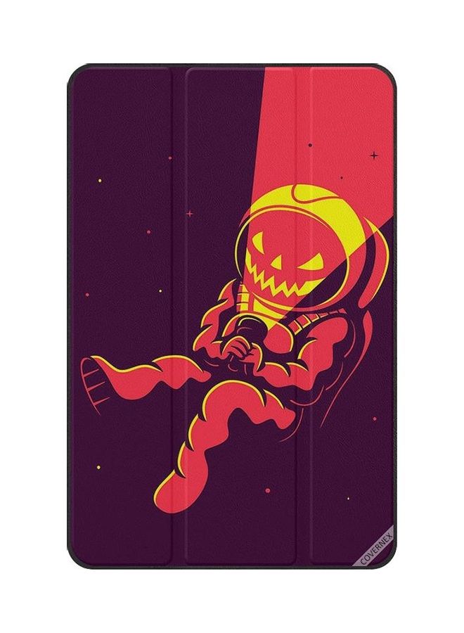Covernex Protective Flip Case Cover For Samsung Galaxy Tab S6 Lite - Astronaut Comic Red/Purple - Image 1