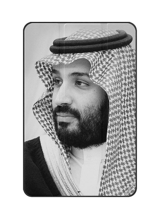 Covernex Protective Flip Case Cover For Samsung Galaxy Tab S6 Lite - Muhammad Bin Salman Black/Grey - Image 1