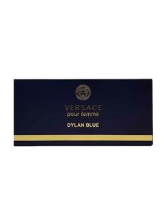 VERSACE Dylan Blue EDT Gift Set EDT 5 ml, Body Lotion 25 ml, Shower Gel 25ml  - Image 3