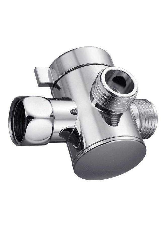 حامل لصمام تحويل الدش ب3 اتجاهات فضي 1.38 x 0.79 x 0.75بوصة - Image 1