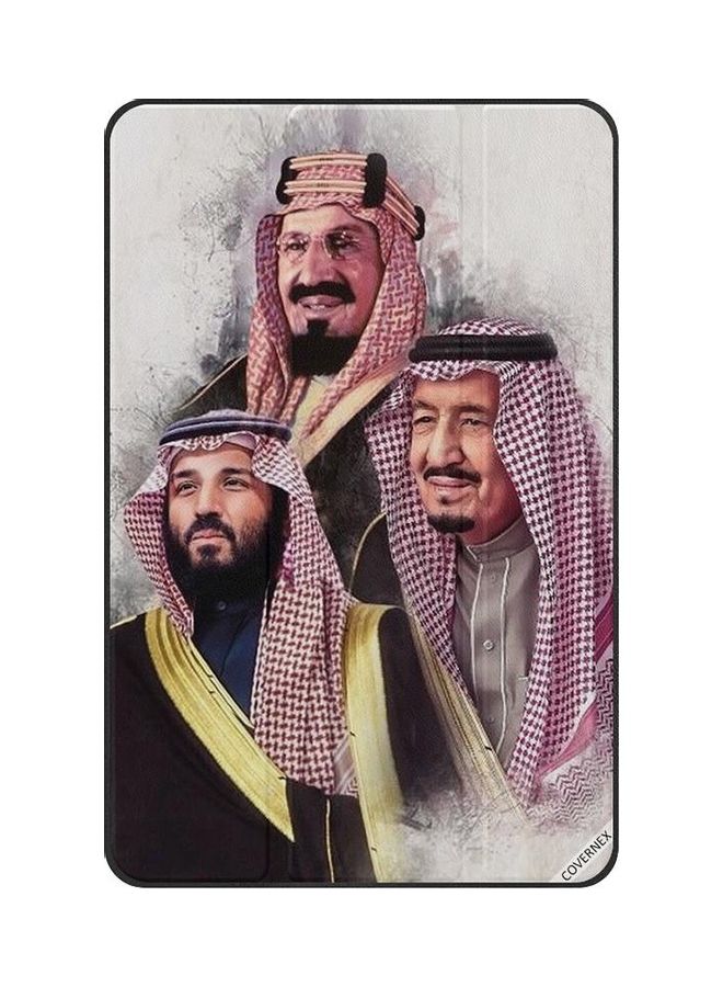 Covernex Mbs King Salman And King Abdul Aziz Protective Flip Case And Cover For Samsung Galaxy Tab A T580/T585 Multicolour 