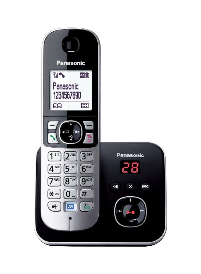 Panasonic Single DECT Cordless Telephone Black - Image 1