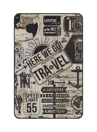 Protective Flip Case Cover For Samsung Galaxy Tab S6 Lite - Here We Go Travel Multicolour - v1620688837/N47367152A_1