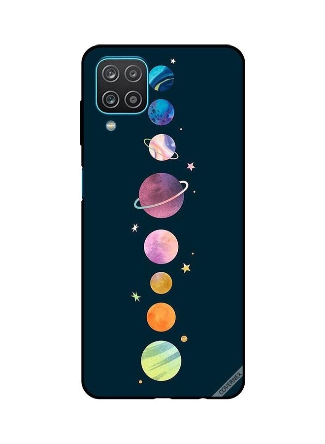 Covernex Samsung Galaxy A12 Protective Case Cover Printed Featuring Space & Stars DESIGN_0263 - Image 1