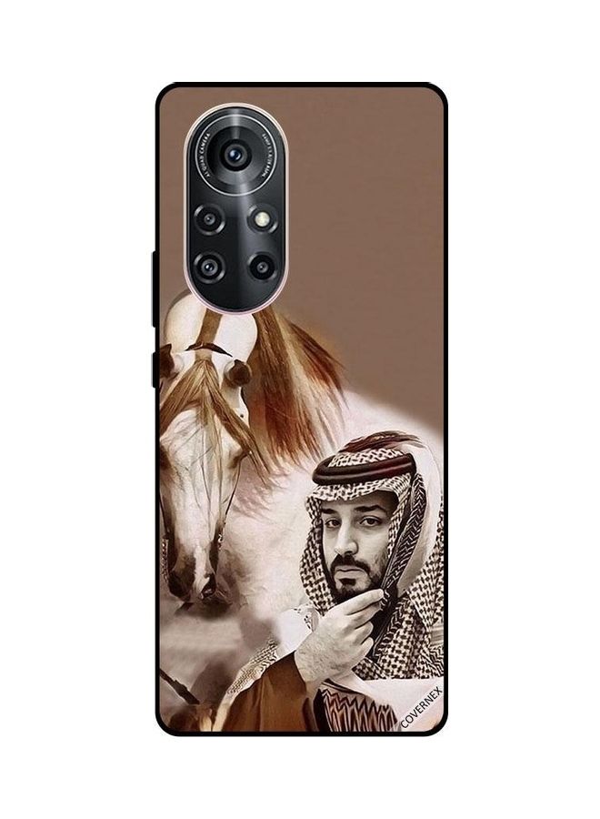 كوفرنيكس - غطاء حماية واقٍ بطبعة شخصية محمد بن سلمان لهاتف هواوي نوفا 8 برو 5G متعدد الألوان - Image 1