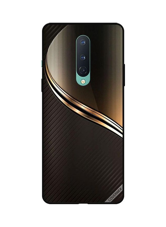 Covernex Protective Case Cover For OnePlus 8 Dark Golden Steal Pattern - Image 1