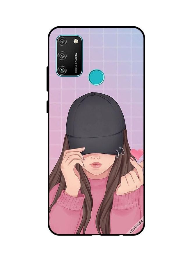 Covernex Snap Love Cap Girl Protective Case Cover For Honor 9A Multicolour