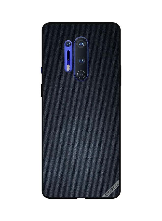 Covernex Protective Case Cover for OnePlus 8 Pro Black Jeans Pattern - Image 1
