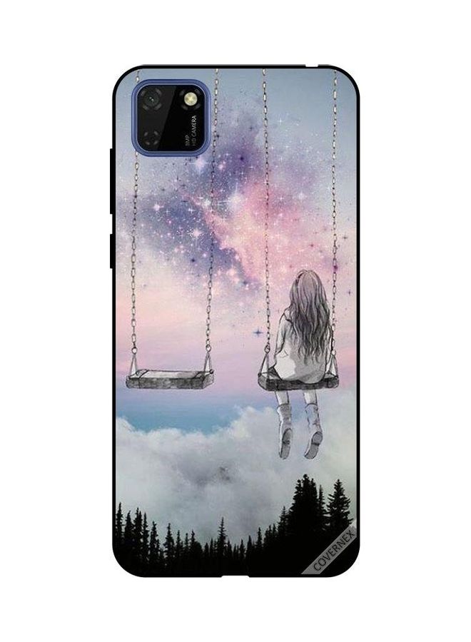 Covernex Protective Case Cover For Huawei Y5P Alone Sad Girl - Image 1