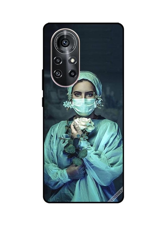 Covernex Nurse Holding Flower Protective Case Cover For Huawei Nova 8 Pro 5G Multicolour - Image 1