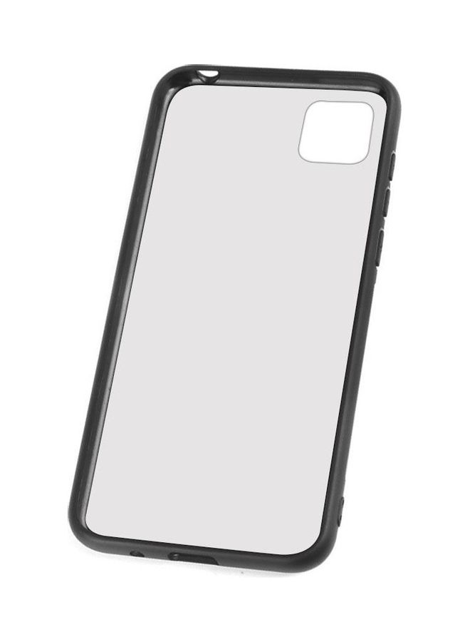 Covernex - Protective Case Cover for Huawei Y5P Brown Hat Girl & Effiel Tower - Image 1