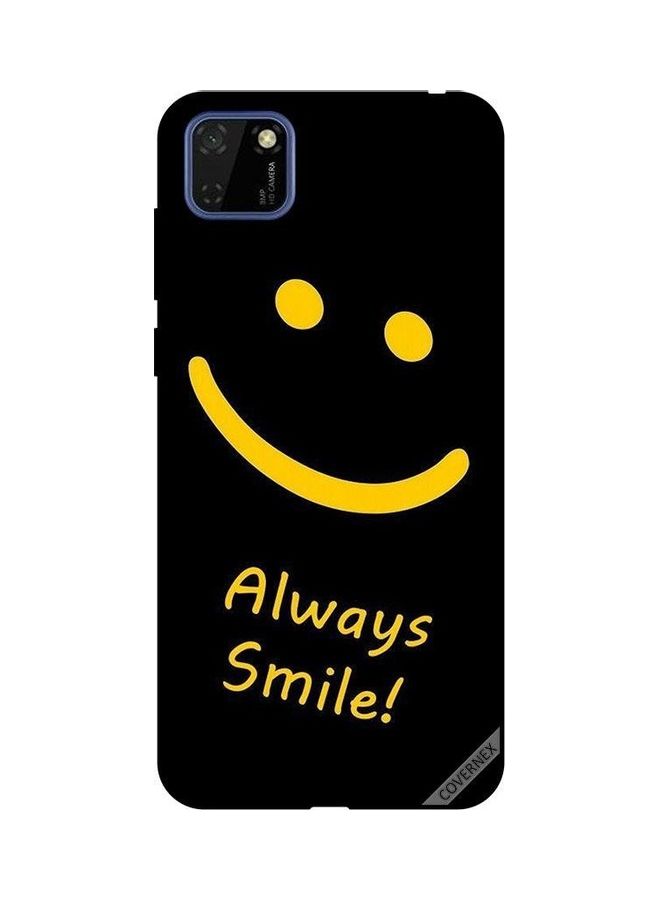 Covernex Protective Case Cover For Huawei Y5P Always Smile Yellow - Image 1