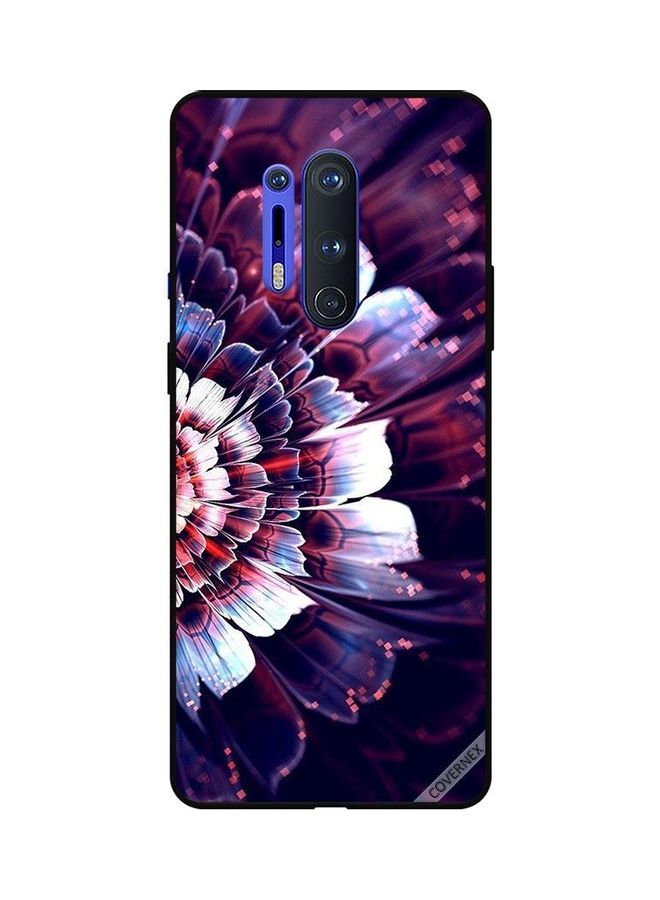 Covernex - Protective Case Cover For OnePlus 8 Pro Reflected Big Flower On Left Side - Image 1
