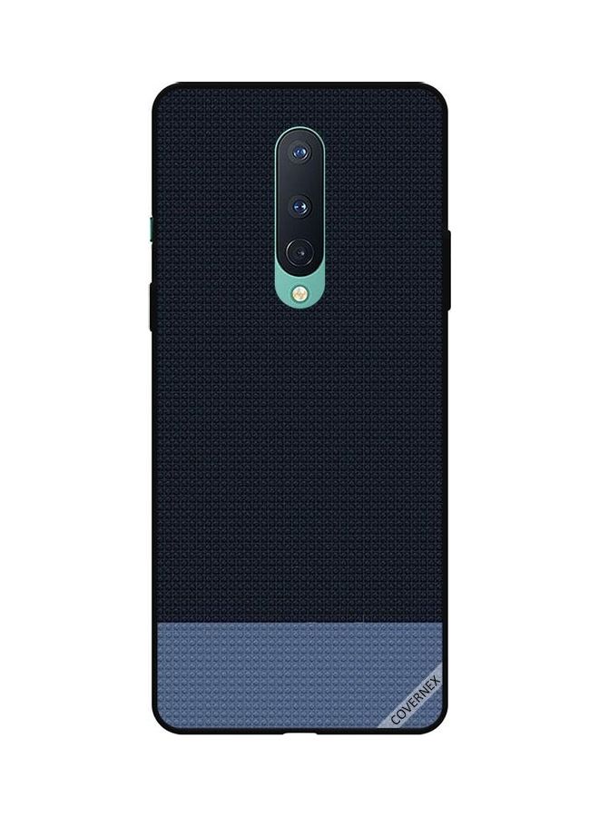 كوفرنيكس غطاء حماية واق لهاتف ون بلس 8 نمط أشكال منقطة باللون الأزرق - Image 1