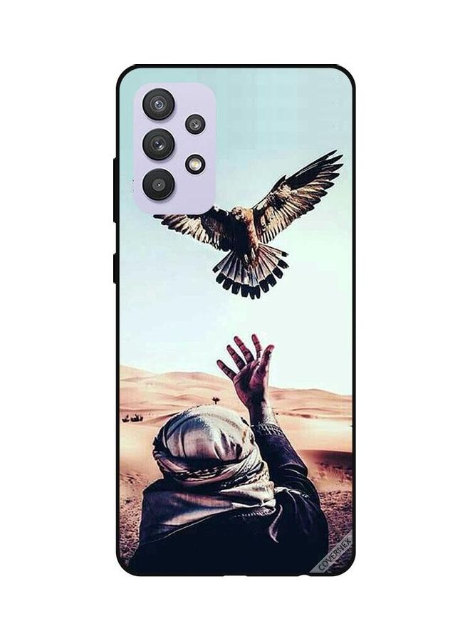كوفرنيكس غطاء حماية بتصميم نسر يرجع ليد صاحبه لهاتف سامسونج جالاكسي A32 5G متعدد الألوان - Image 1