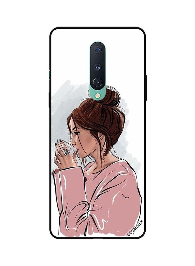 Covernex Protective Case Cover For OnePlus 8 Drinking Tea - Image 1