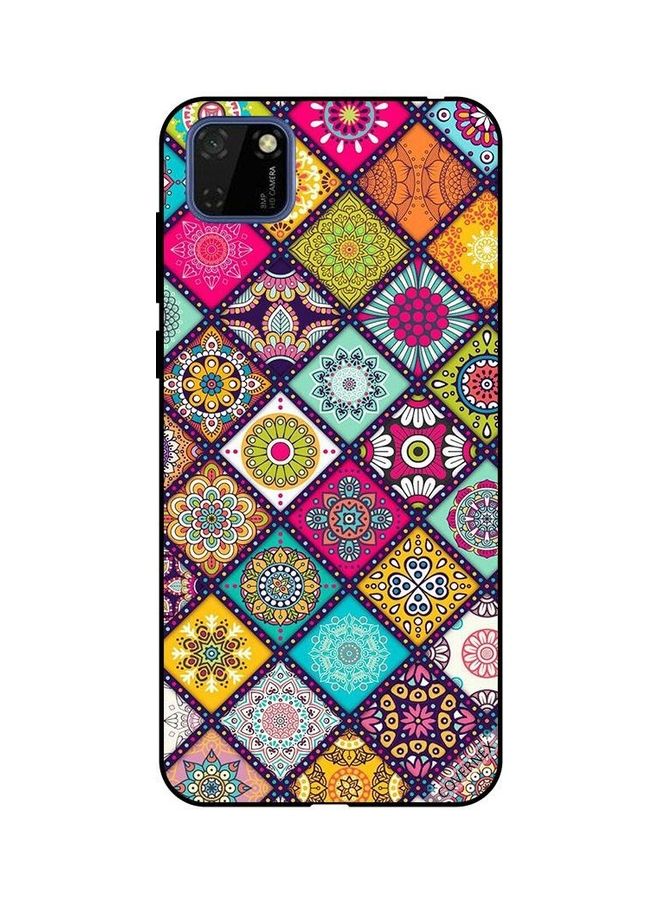 كوفرنيكس غطاء حماية واقي لهاتف هواوي Y5P نقشة زهور متعددة الأشكال - Image 1