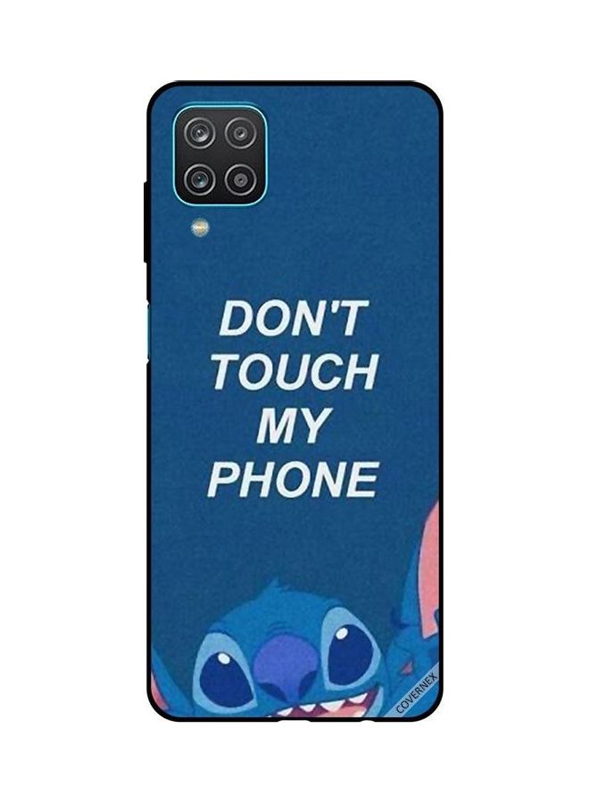 Covernex Don't Touch My Phone Protective Case Cover For Samsung Galaxy A12/M12 Multicolour - Image 1