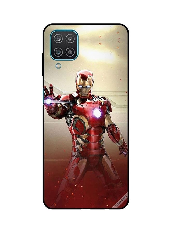 Covernex Samsung Galaxy A12 Protective Case Cover Printed Featuring Iron Man Defense DESIGN_0151 - Image 1