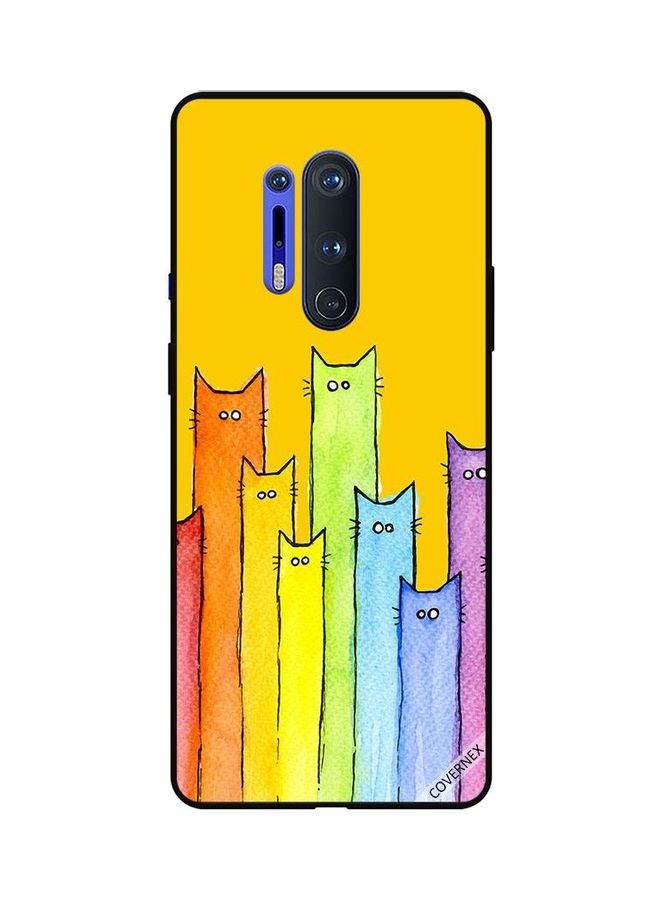 Covernex - Protective Case Cover for OnePlus 8 Pro Cat Puppet Art - Image 1