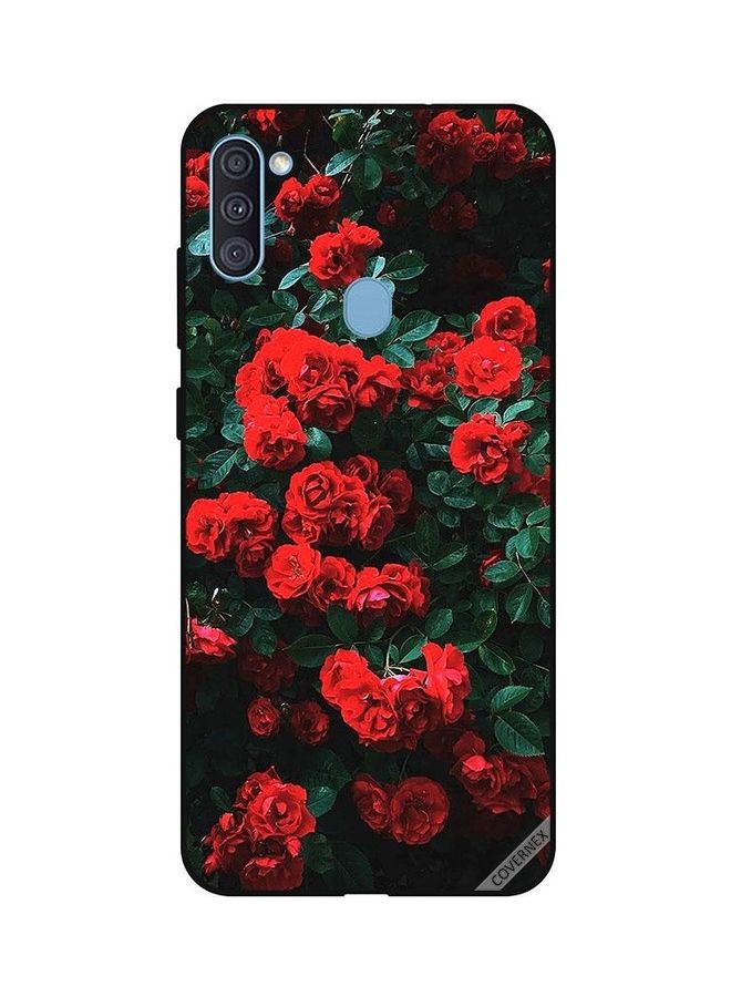 Covernex Protective Case Cover For Samsung Galaxy A11 Garden Of Red Roses - Image 1