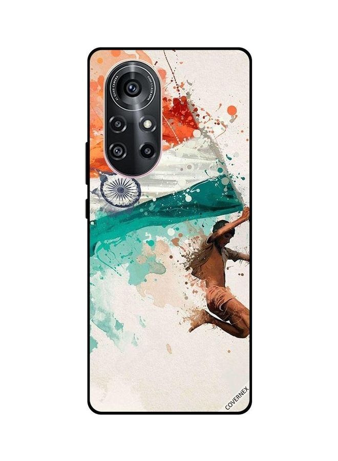 Covernex Holding India Flag While Flying Protective Case Cover For Huawei Nova 8 Pro 5G Multicolour - Image 1
