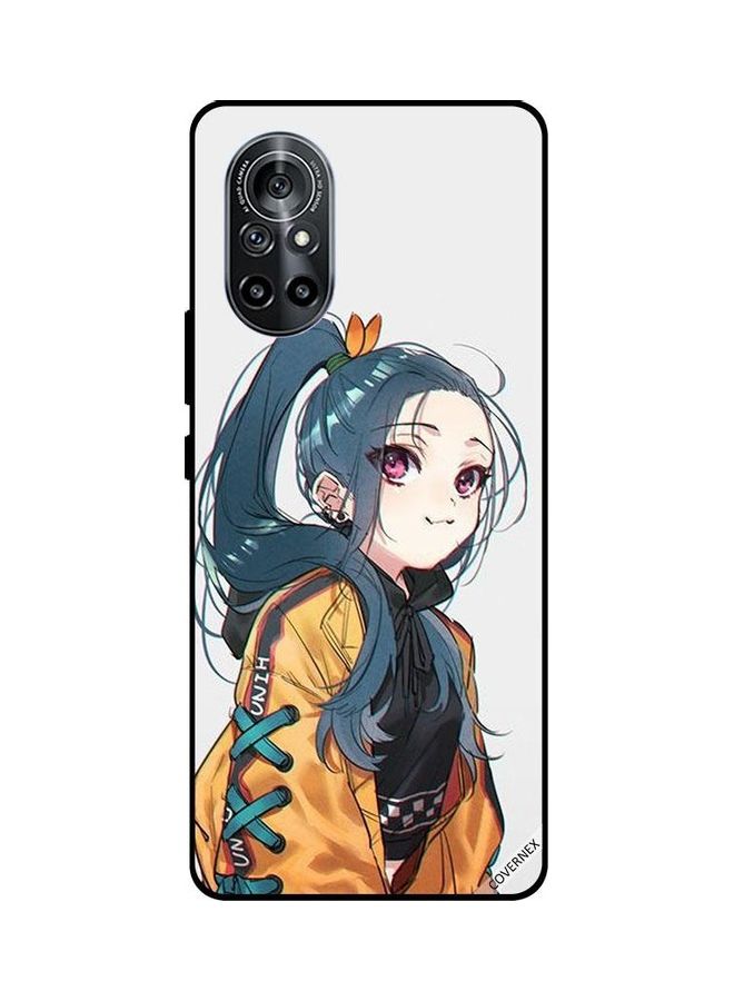 Covernex Huawei Nova 8 Protective Case Cover Printed Featuring 5G Cute Girl Feeling Cold DESIGN_0070 - Image 1