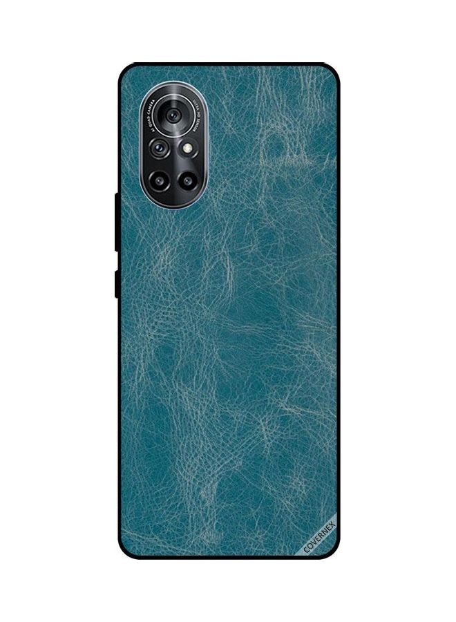 Covernex Huawei Nova 8 Protective Case Cover Printed Featuring 5G Bluish Leather Pattern DESIGN_0047 - Image 1